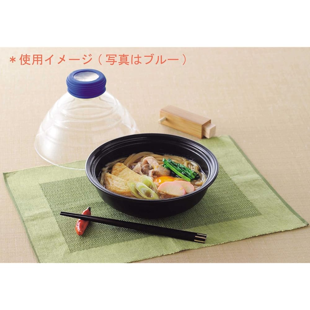 Mino ware glass steam pot globe (pink) with recipe 292522