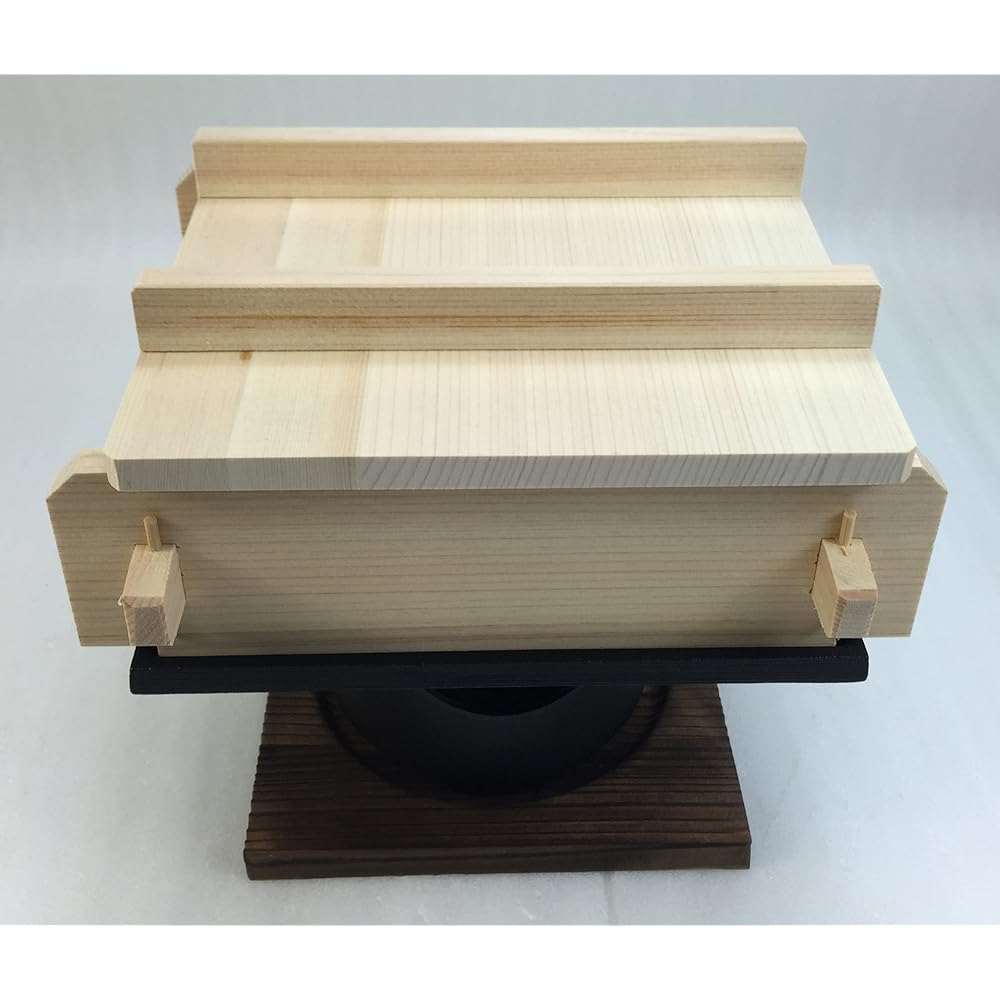 Yamako Hinoki Hinoki Square Steamer Mini Steamer Water Container Beautiful Stove Set Large 20360