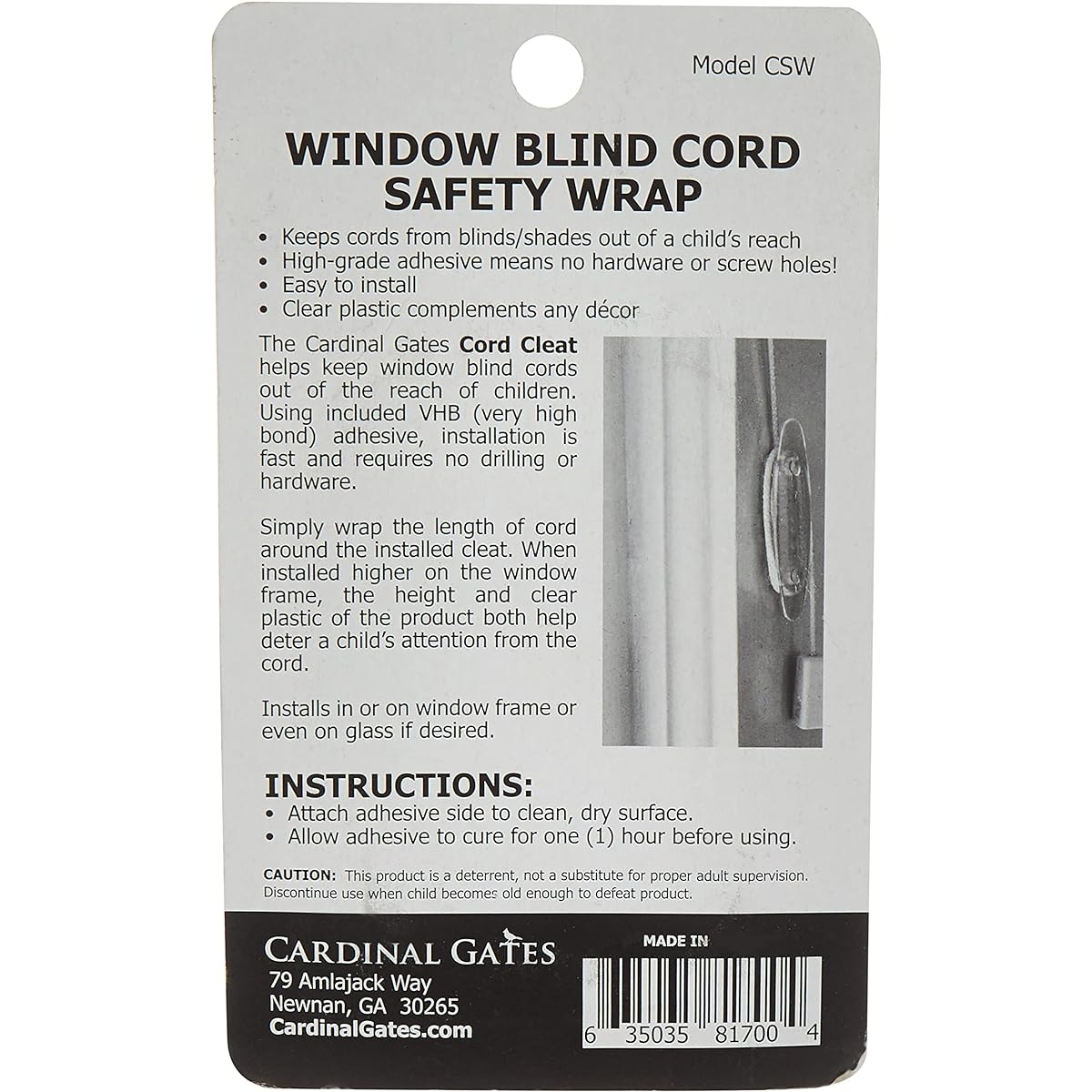Cardinal Gates Cord Safety Wrap, Clear by Cardinal Gates [Parallel Import]