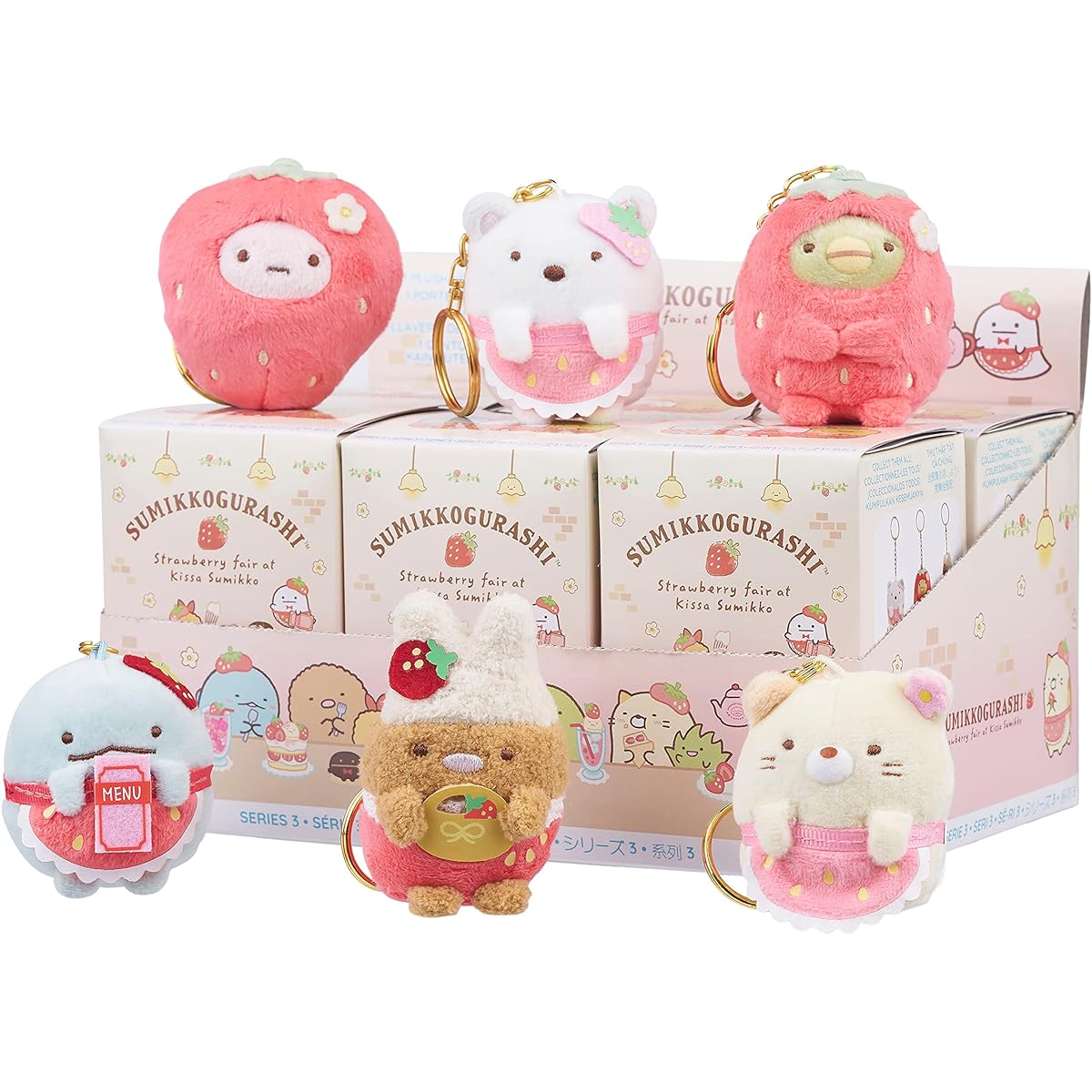 SUMIKKOGURASHI San-X Original Strawberry Series Blind Box Set of 6