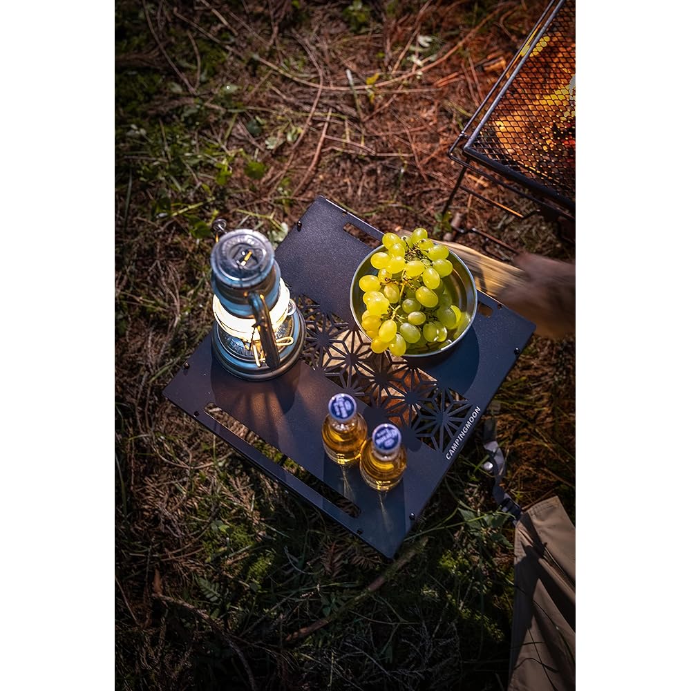 Camping Moon Firewood Stand Firewood Rack T-285 Dedicated Top Board Black Black Gear Asa-Sierra T-A