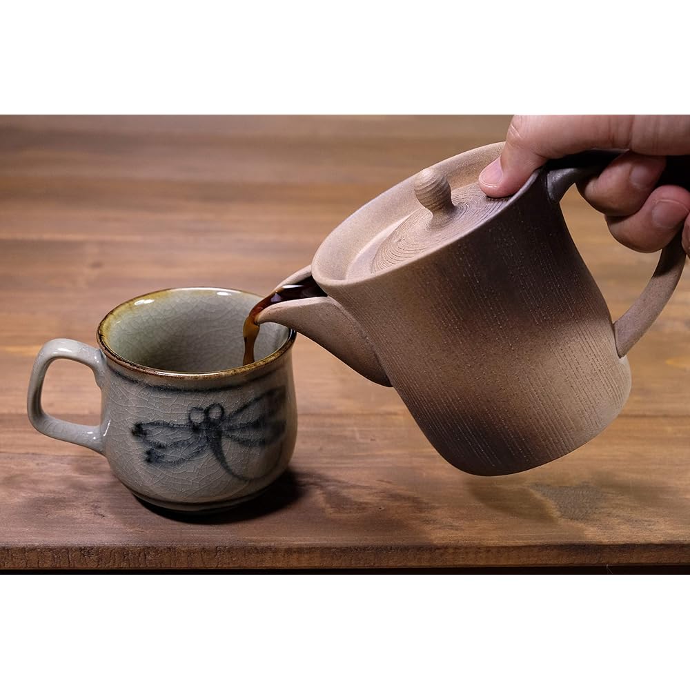 Isshin kiln baked coffee teapot Tokoname ware SOLO 280cc Traditional craftsman Eiichi Tsuchihira