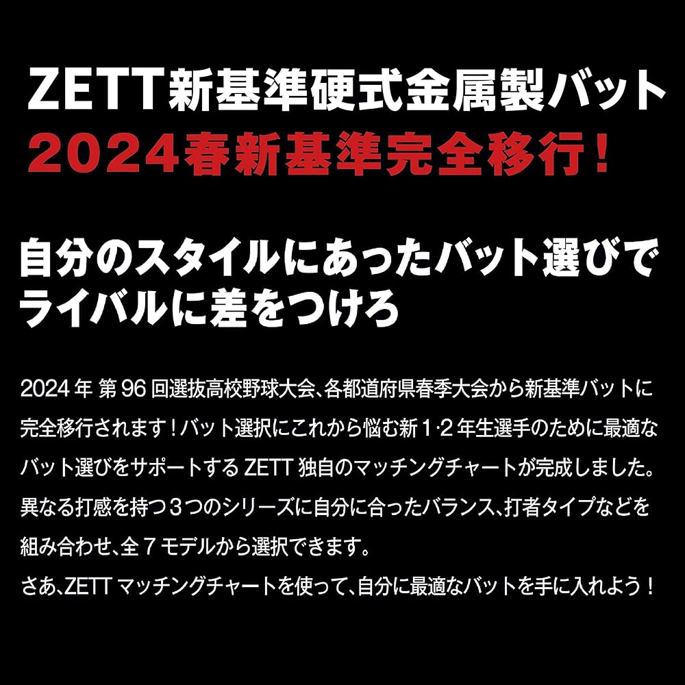 ZETT Baseball Rigid Baseball Metal Bat Z Power HB Made in Japan