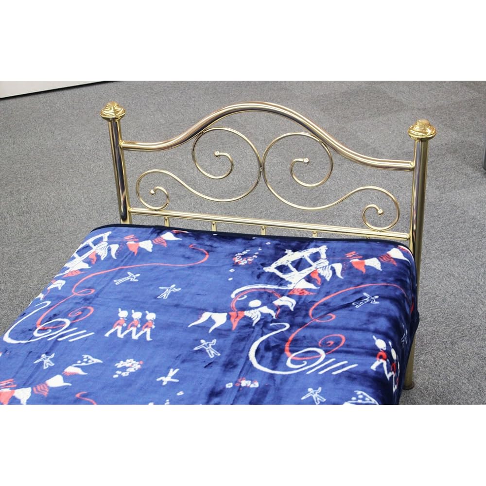 Kyoto [Romance Kosugi] New Meyer Blanket Single Blue 1-2830-4560-4700