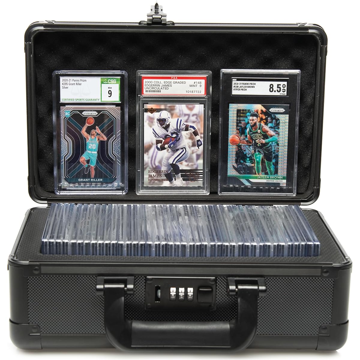 Panopply Premium Grading Card Case 40+ [PSA BGS CSG SGC HGA] Grading Card Storage Box PSA Card Case Grading Sports Card Storage Box Card Slab Case for Grading Cards Sports Card Case Grading Card Holder