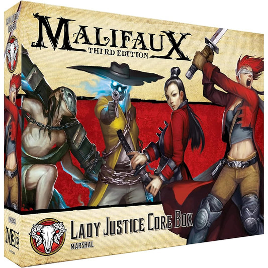 Malifaux Third Edition Lady Justice Core Box