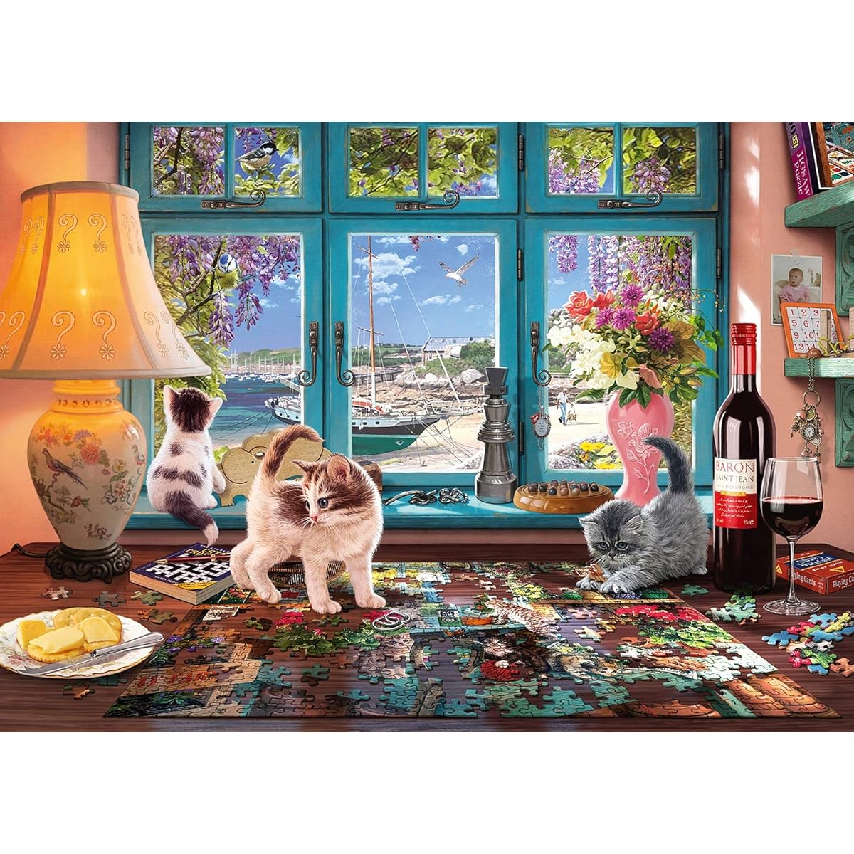 Schmidt Spiele-At the Puzzle Table, 58344