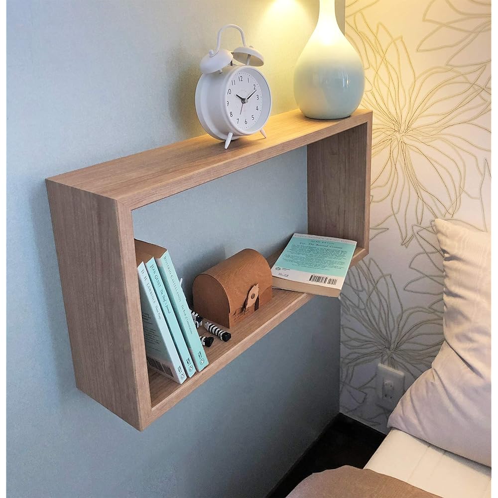 Fukui Metal Crafts (Fukuikinzokukogei) BOX shelf ZIGRACK ZIG-6B Simple design storage Natural Body: Depth 30cm Body: Height 13.5cm Body: Width 60cm Mounting hardware and instructions included