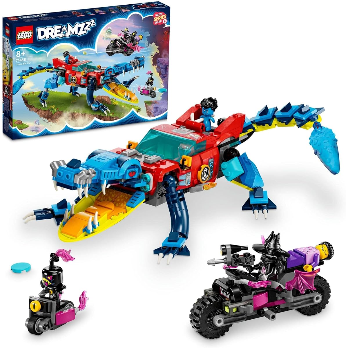 LEGO Dreams Crocodile Vehicle 71458 Toy Blocks Gift Fantasy Adventure Boys Girls Ages 8 and up
