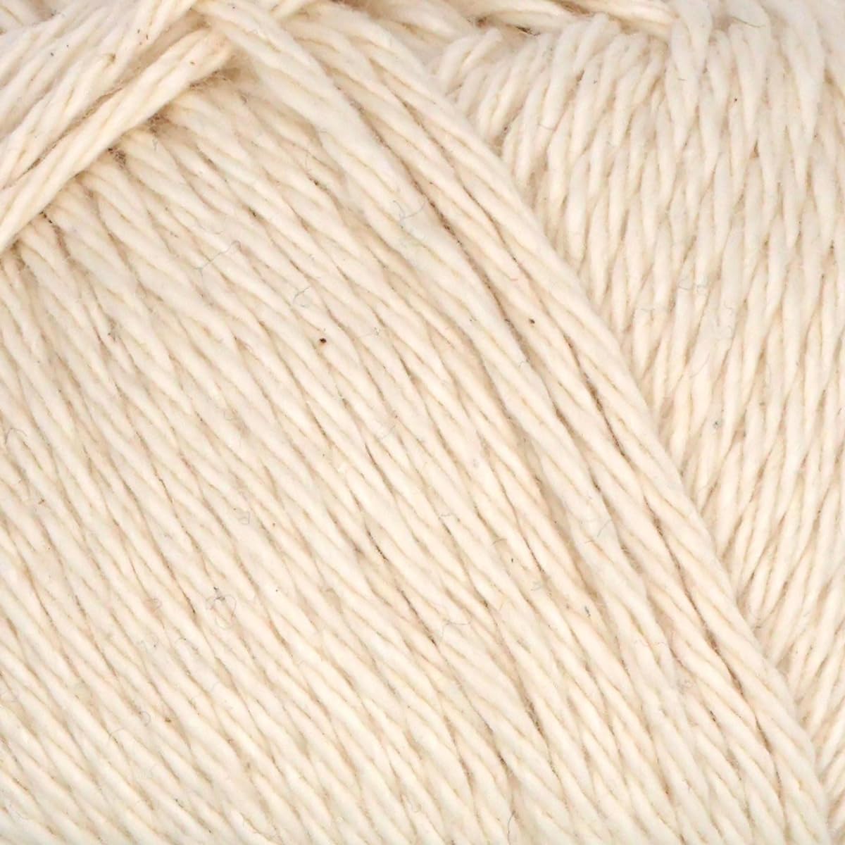 BambooMN Fine Weight Undyed Natural Craft Cotton Yarn 100g/Skin 2 Skeins