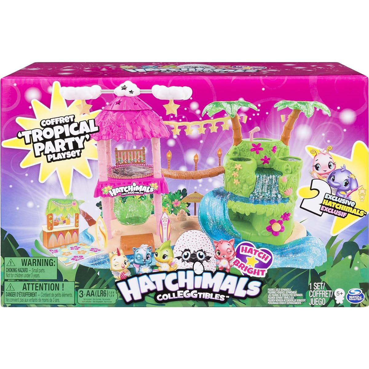 Hatchimals CollEGGtibles Tropical Party Playset with Exclusive Season 4 Hatchimals CollEGGtibles for Ages 5 and Up