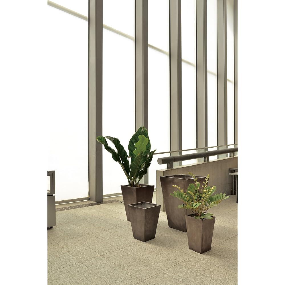 TERRA-MENT TallSquare46 Terracotta 910-127-201 Compatible pot: No. 8