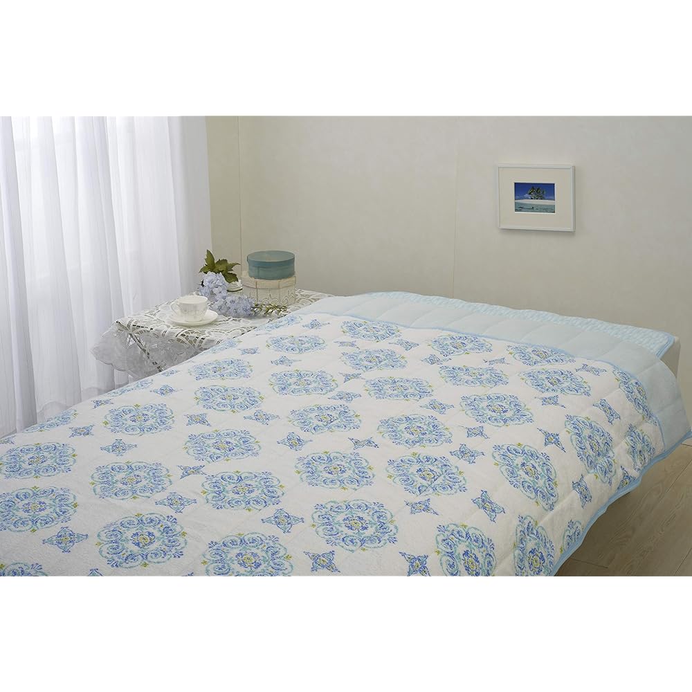 nishikawa [Nishikawa] Comforter Blue 140 x 190cm Pile Gift Fluffy 07G7705FS