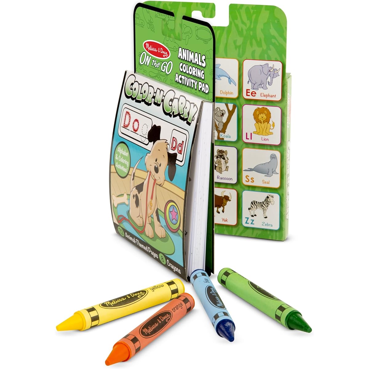 Melissa & Doug Color and Carry Coloring Book - Animals 5393 [Parallel Import]