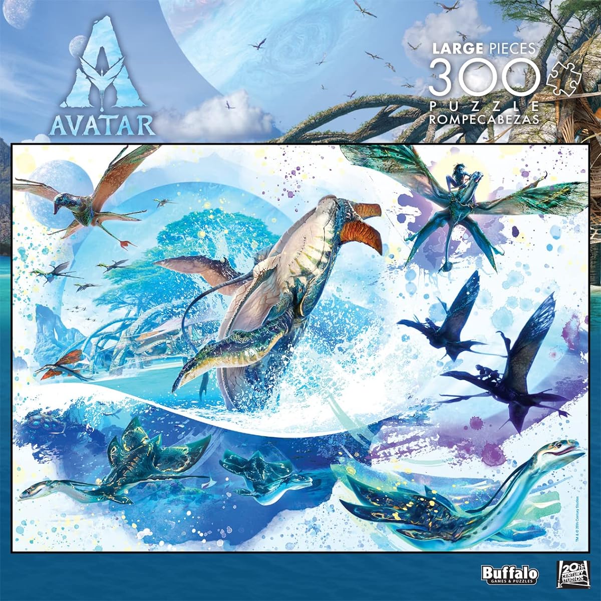 Avatar: Water Path - Pandora's Sea - 300 Large Piece Jigsaw Puzzle - Buffalo Games