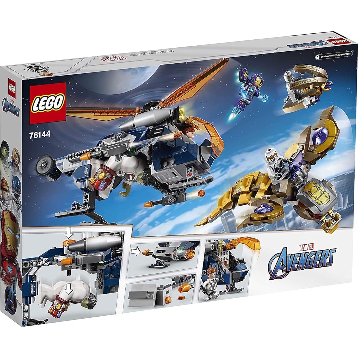 LEGO Super Heroes Avengers Hulk's Helicopter Rescue 76144