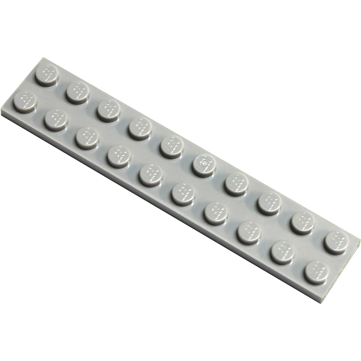 LEGO parts and pieces: 2 x 10 bulk plate c. 50 Pieces 3832-Light Bluish Gray-50