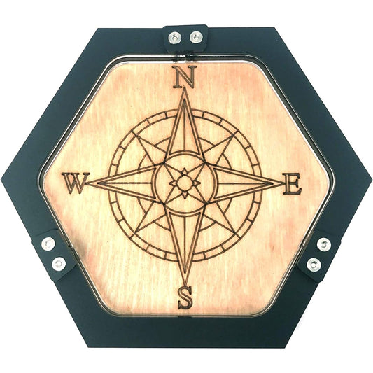 Mini Personal Size Game Compass Dice Tray ~ by c4labs