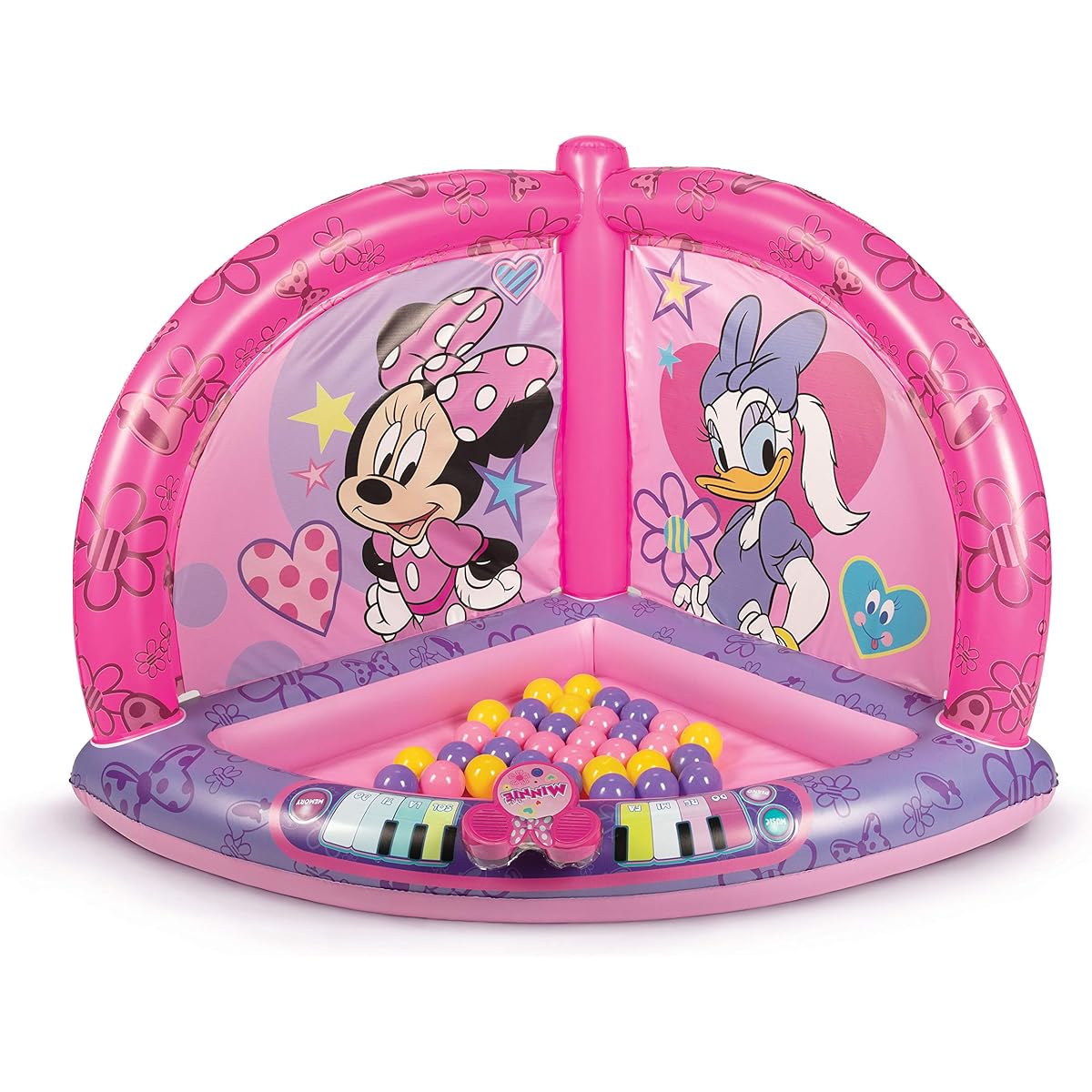 Minnie Mouse Kids Ball Pit with 50 Balls and Music Function