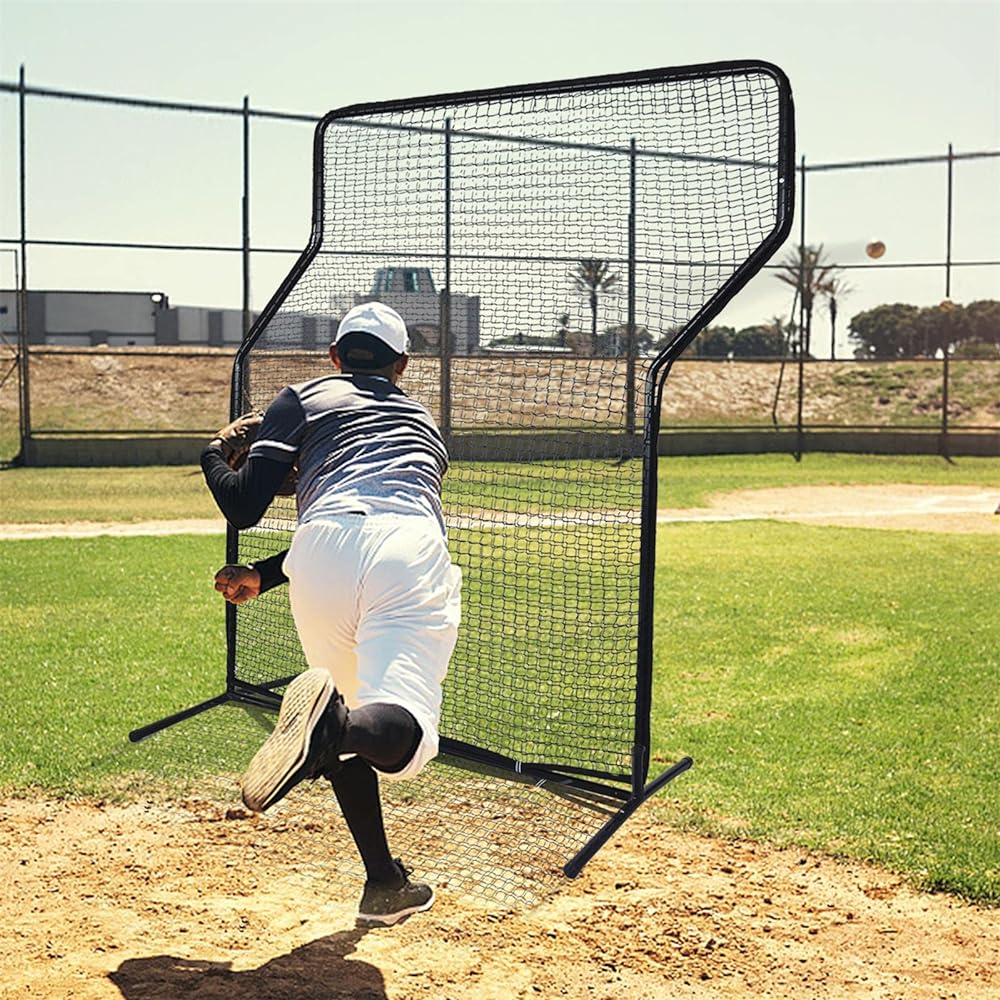 Baseball Protection Net, Practice Protection Net, Z-Shape, Back Net, 1.5x2.1m