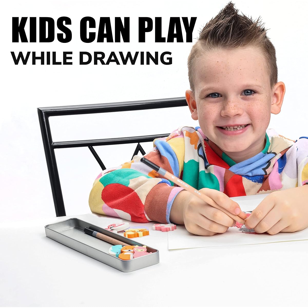 Erasers for Kids - Animal Pencil Erasers - Dolphin Erasers - 30 Mini Erasers for Kids - Classroom Prizes - Mini School Supplies - Vending Machine Toys