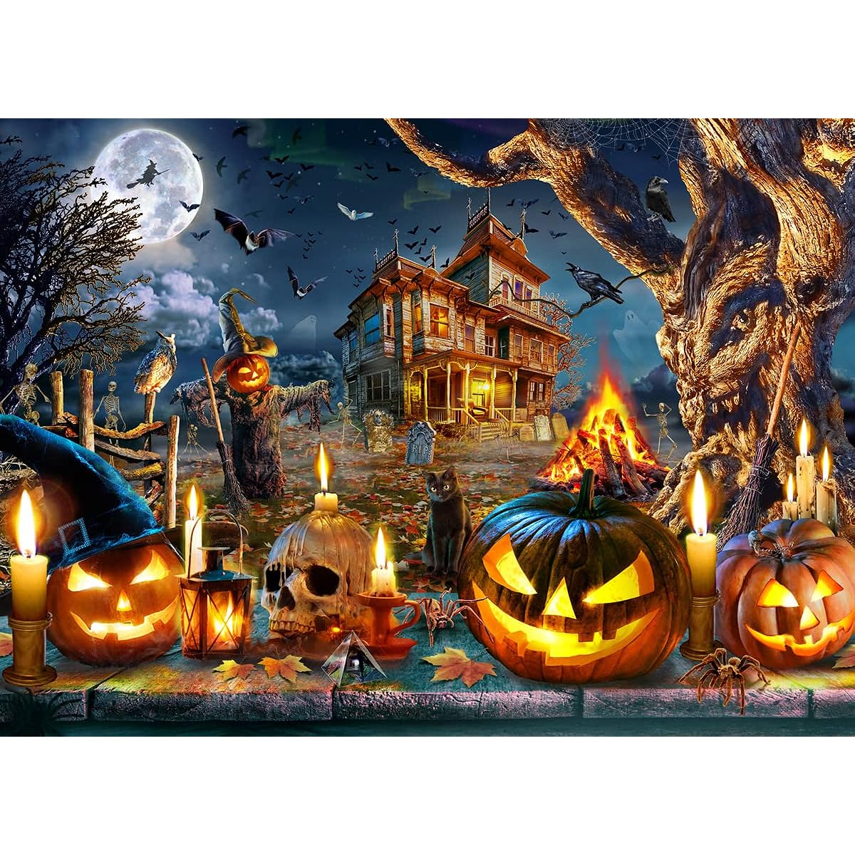 Vermont Christmas Company Halloween Nightmare Jigsaw Puzzle 1000 Piece