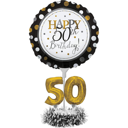 50th Birthday Balloon Centrepiece