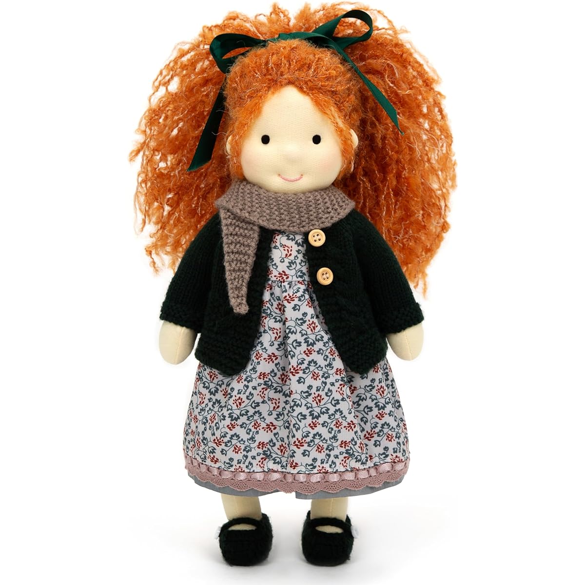 BlissfulPixie Waldorf Doll Handmade Doll Waldorf Doll - Diana 30cm Soft Girl Cute Stuffed Animal Best Doll for Kids