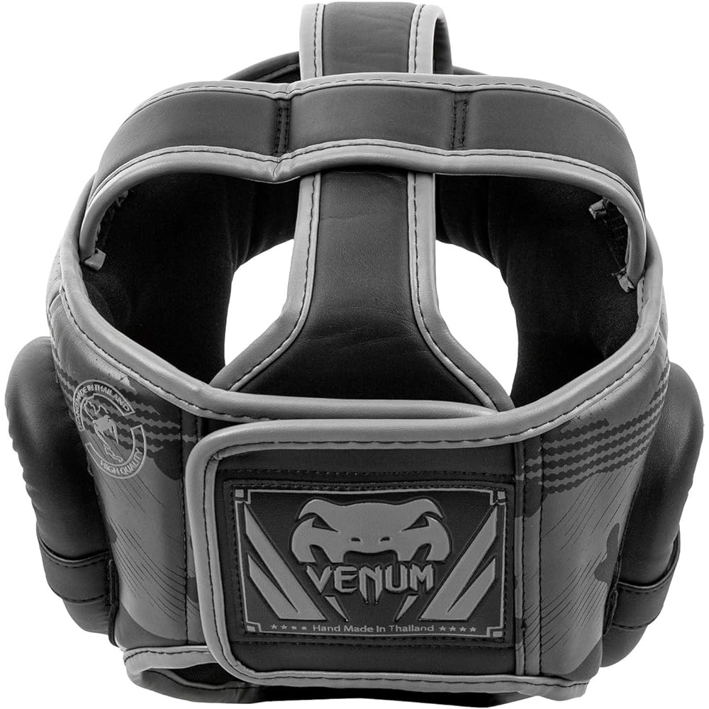 VENUM head guard Elite Headgear (black x dark camo)