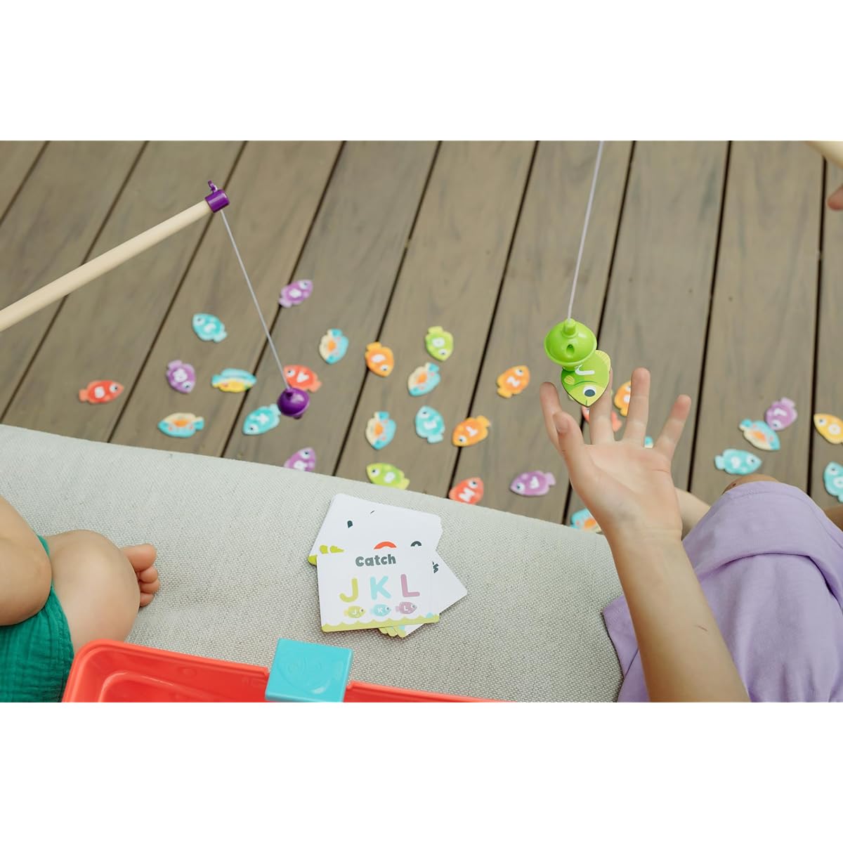 Chuckle & Roar - 3-in-1 Family Fishing Derby - A New Family Game Night Classic - Great for Kids and Adults - Learn While You Play - Ages 3+