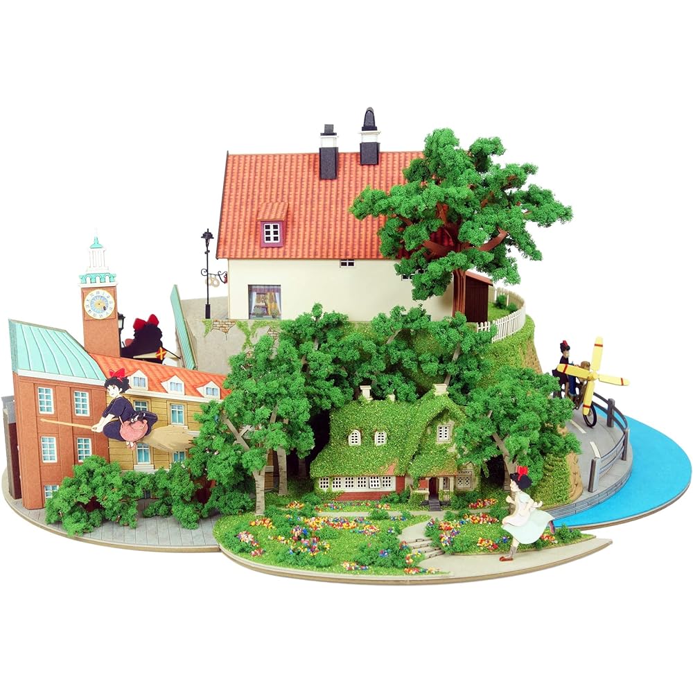 Sankei Studio Ghibli Series Kiki's Delivery Service Diorama Paper Craft MP07-37