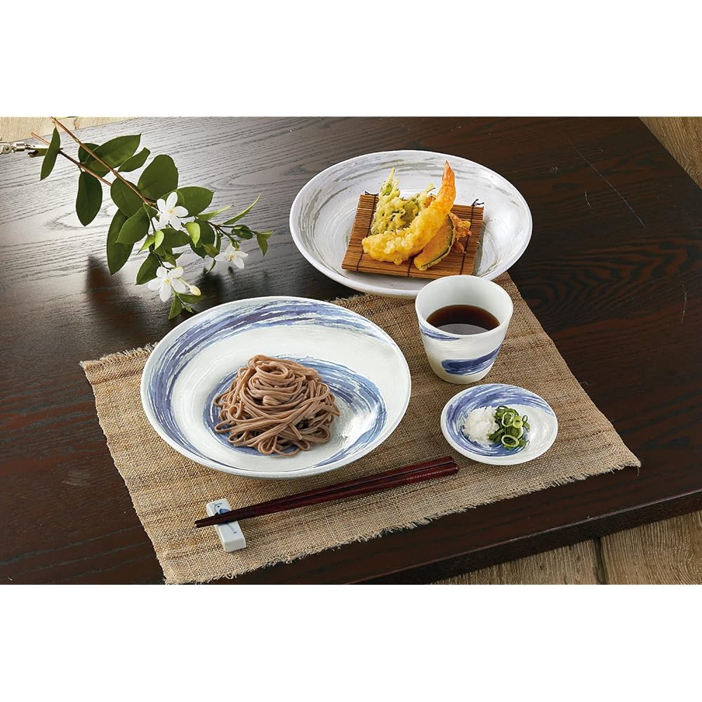 MARUKEI Round Plate / 16cm Flat Plate, Gray, Made in Japan, Unbreakable, Dishwasher Safe, Stackable "Uzushio" D276 GY 10 Piece Set [Commercial Set]