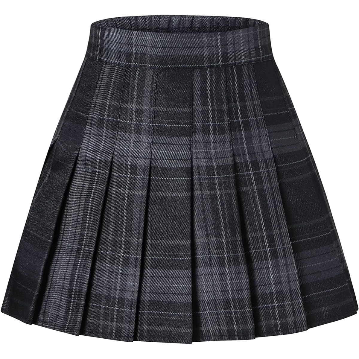 SANGTREE Girls Women's Pleated Skirt Elastic Waist Uniform Skirt Age 2 - US 4XL