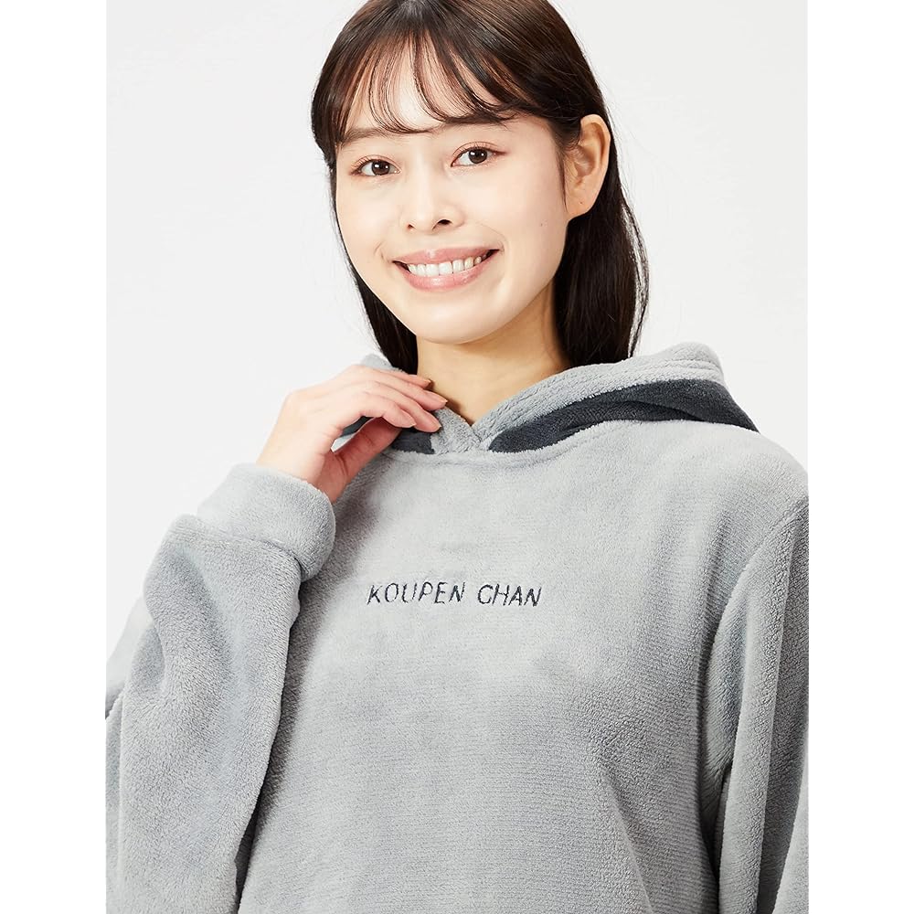 [Hima Nippon] Hooded Sweatshirt Room Wear Women's Gray M-L