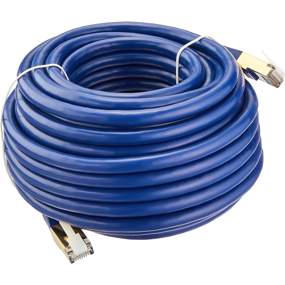 Buffalo Unbreakable Cat8 LAN Cable Standard 10m Blue BSLS8NU100BL