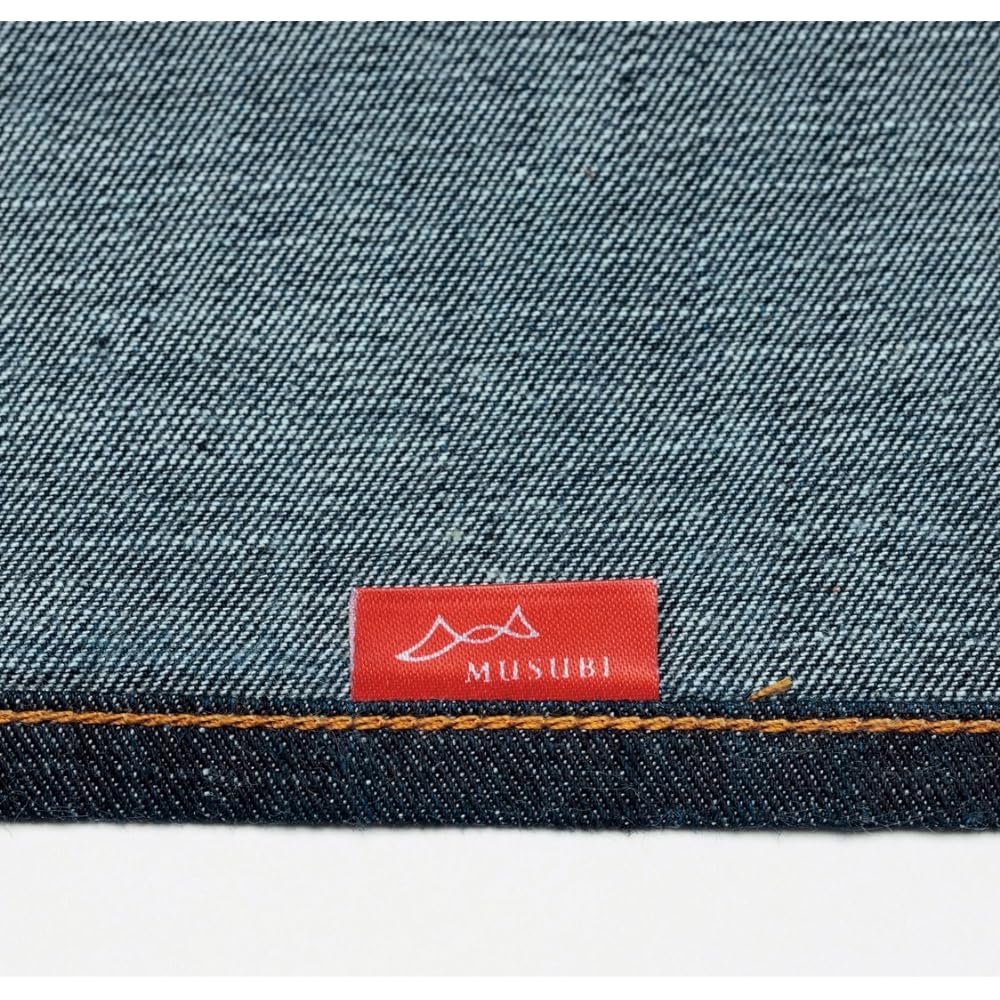 Musumi Furoshiki, Large 115cm Denim (Boxed), One Wash, Made in Japan 20369-301