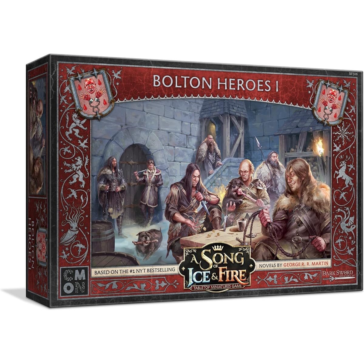 CMON A Song of Ice and Fire Tabletop Miniatures Bolton Heroes I Box Set - Strategy Game for Teens and Adults Ages 14+ 2+ Players 45-60 Minutes Play Time Produced by CMON