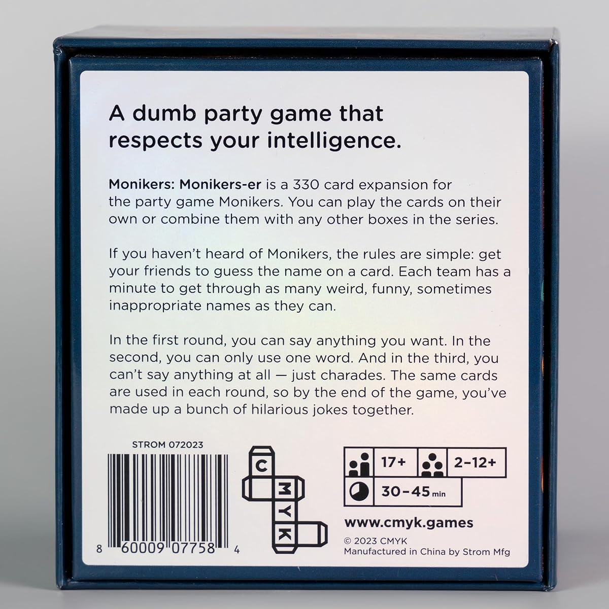 CMYK Monikers: Monikers-er - A dumb party game that respects your intelligence