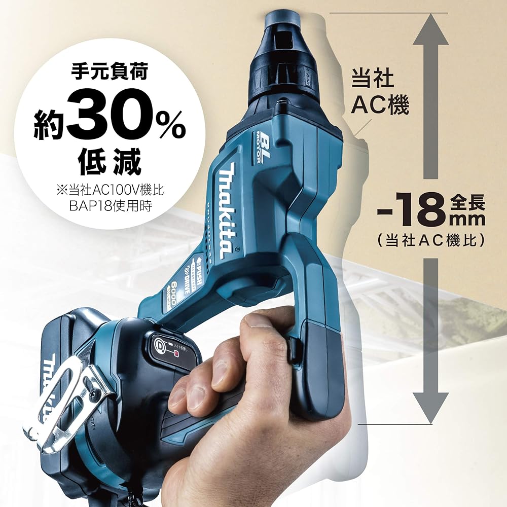 Makita Rechargeable Screwdriver 18V Battery/Charger/Case Sold Separately FS600DZ