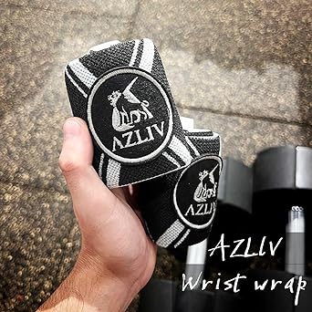 AZLIV Wrist Wrap Wrist Supporter AZLIV Muscle Training Weight Training (Gray)