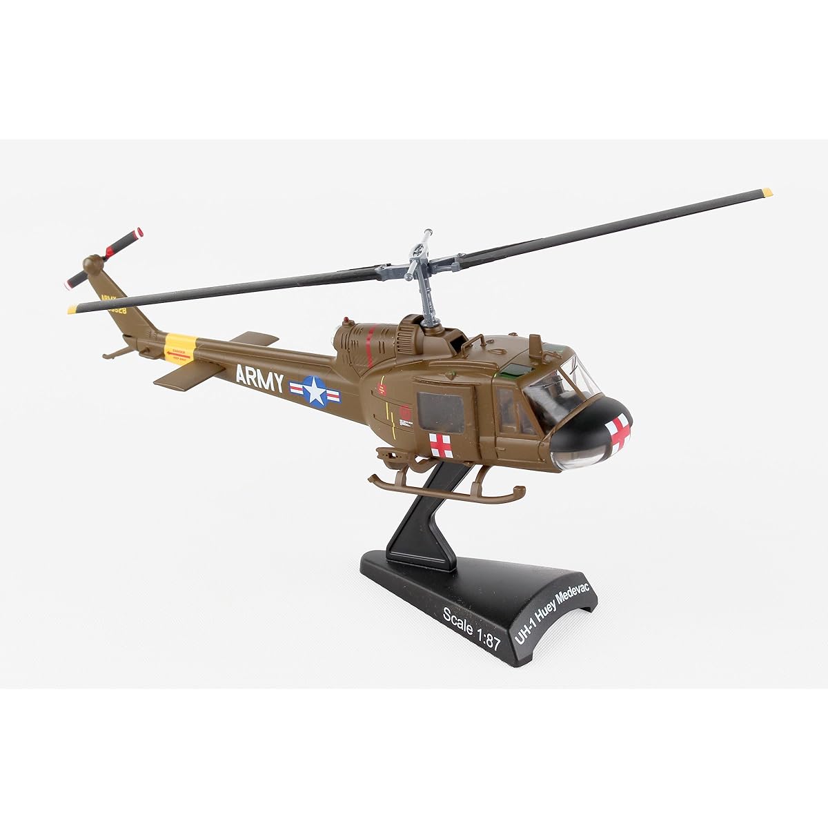 POSTAGE STAMP 1/87 UH-1 US Army Ambulance Helicopter