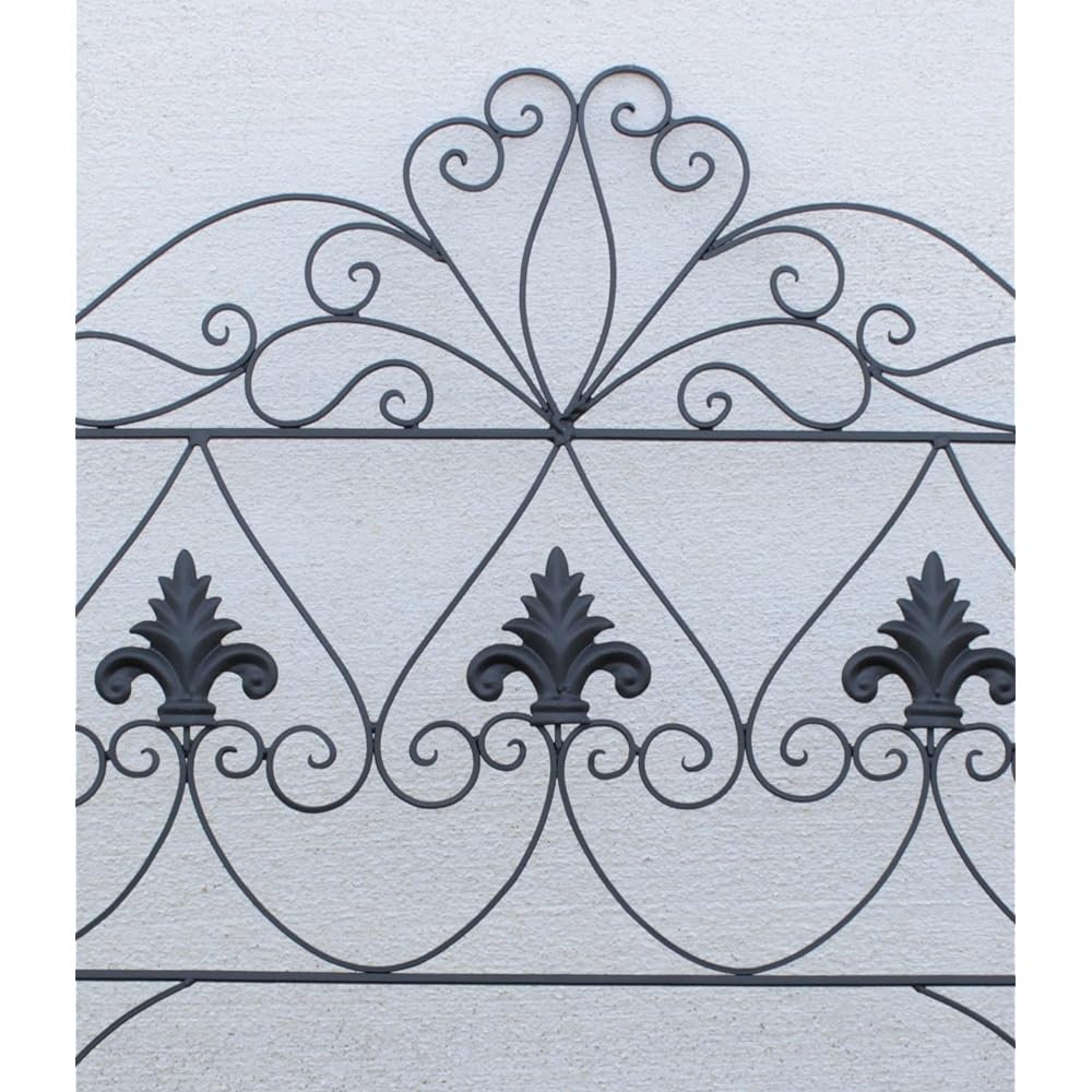 Gardening fence elegant wide set of 3 width approx. 81cm x height 65cm