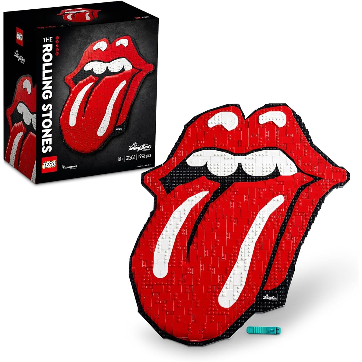LEGO Lego Art The Rolling Stones 31206 Toys Blocks Gifts Art Paintings Interiors Boys Girls Adults