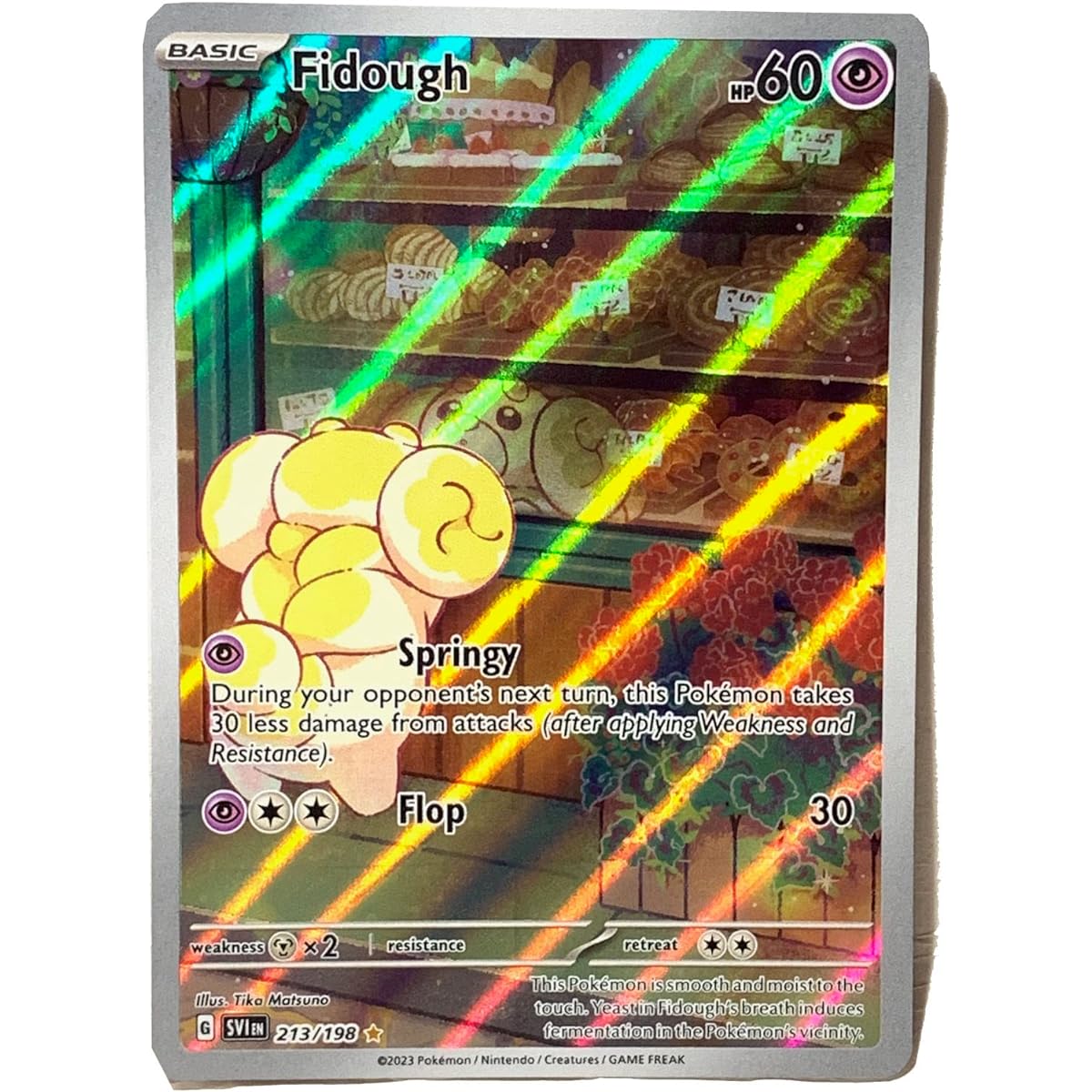 Pokemon - Fidough 213/198 - Scarlet & Violet - Illustrator Rare - Holoful Art