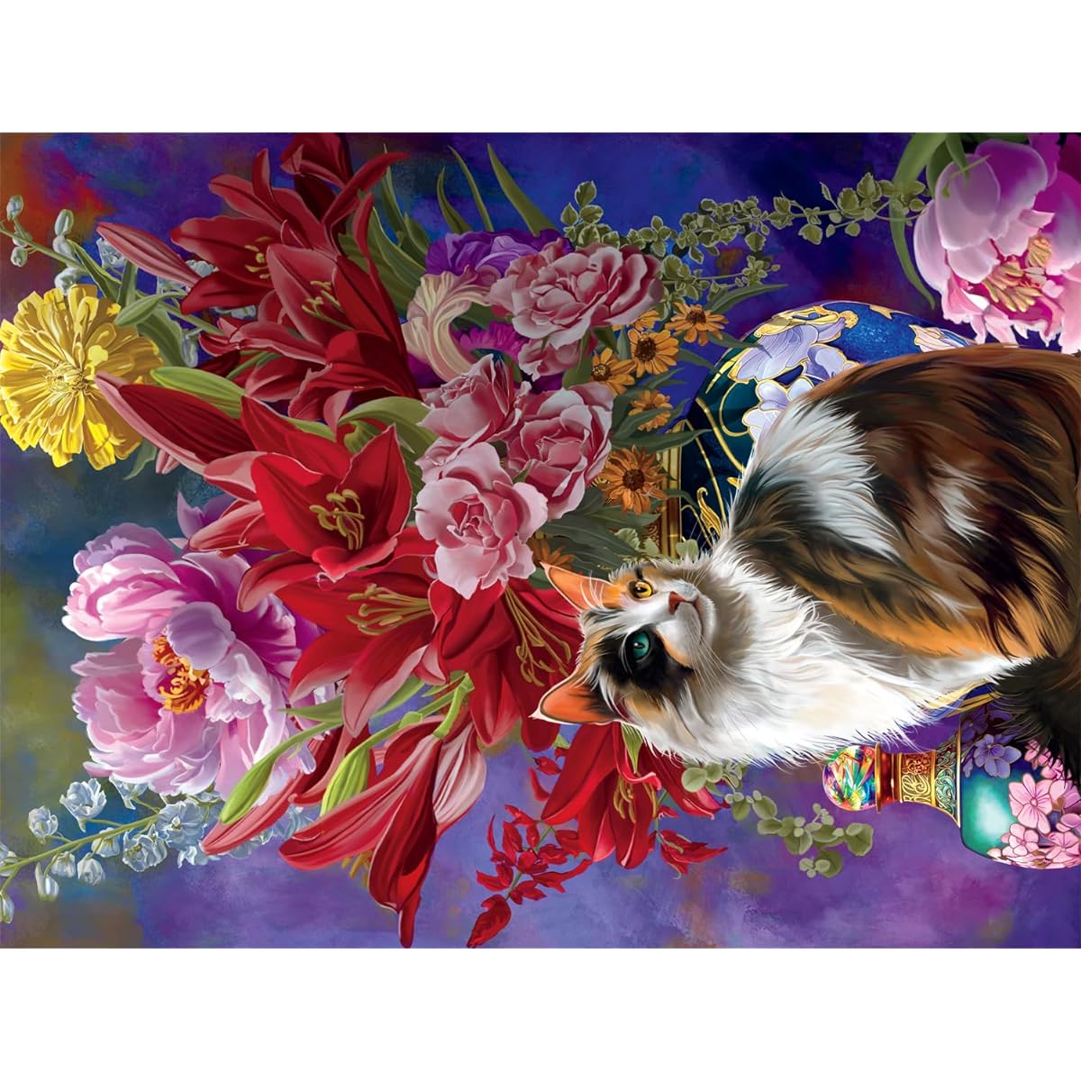 Buffalo Games - Feline Elegance - 750 Piece Jigsaw Puzzle