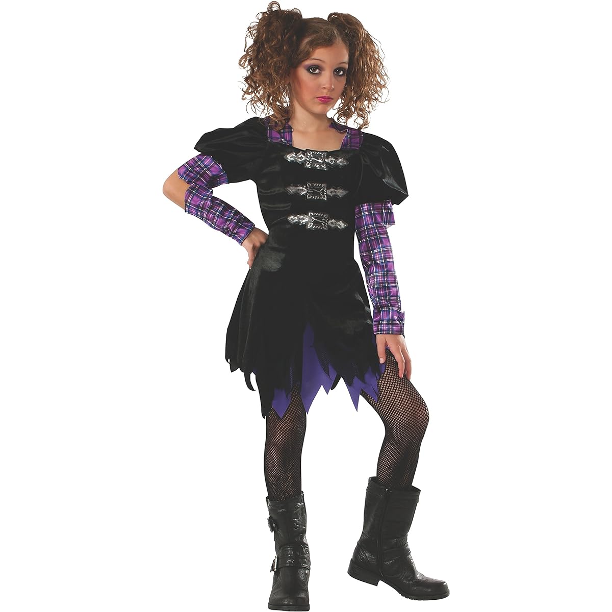 (Large) - Rubie's Punk Goth Costume, Large