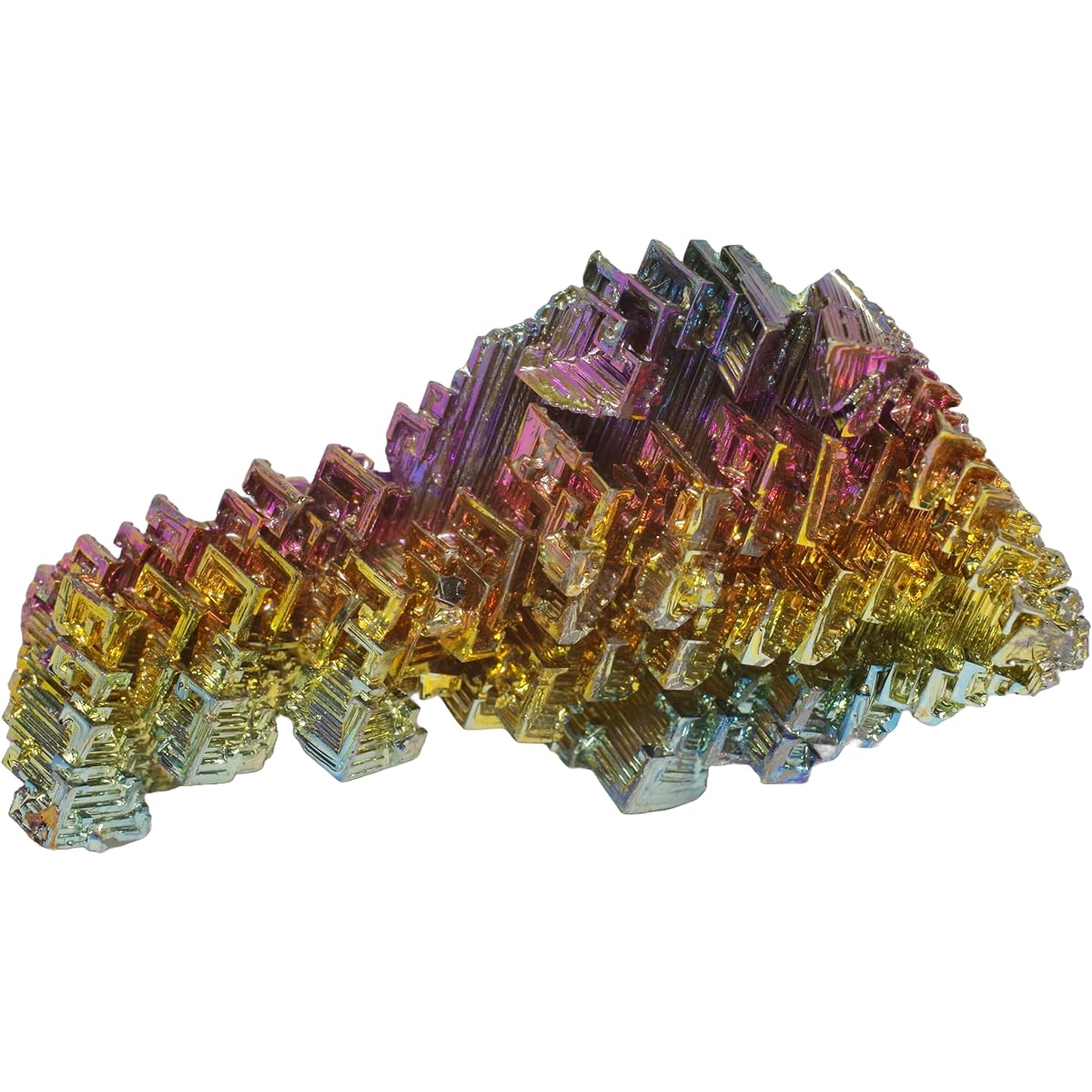 [N2 stone Natural] Metal specimen Bismuth (atomic number 83/Bi/bismuth) / crystal | (106 | "One of a kind" approx. 41g, 64x33x31mm)