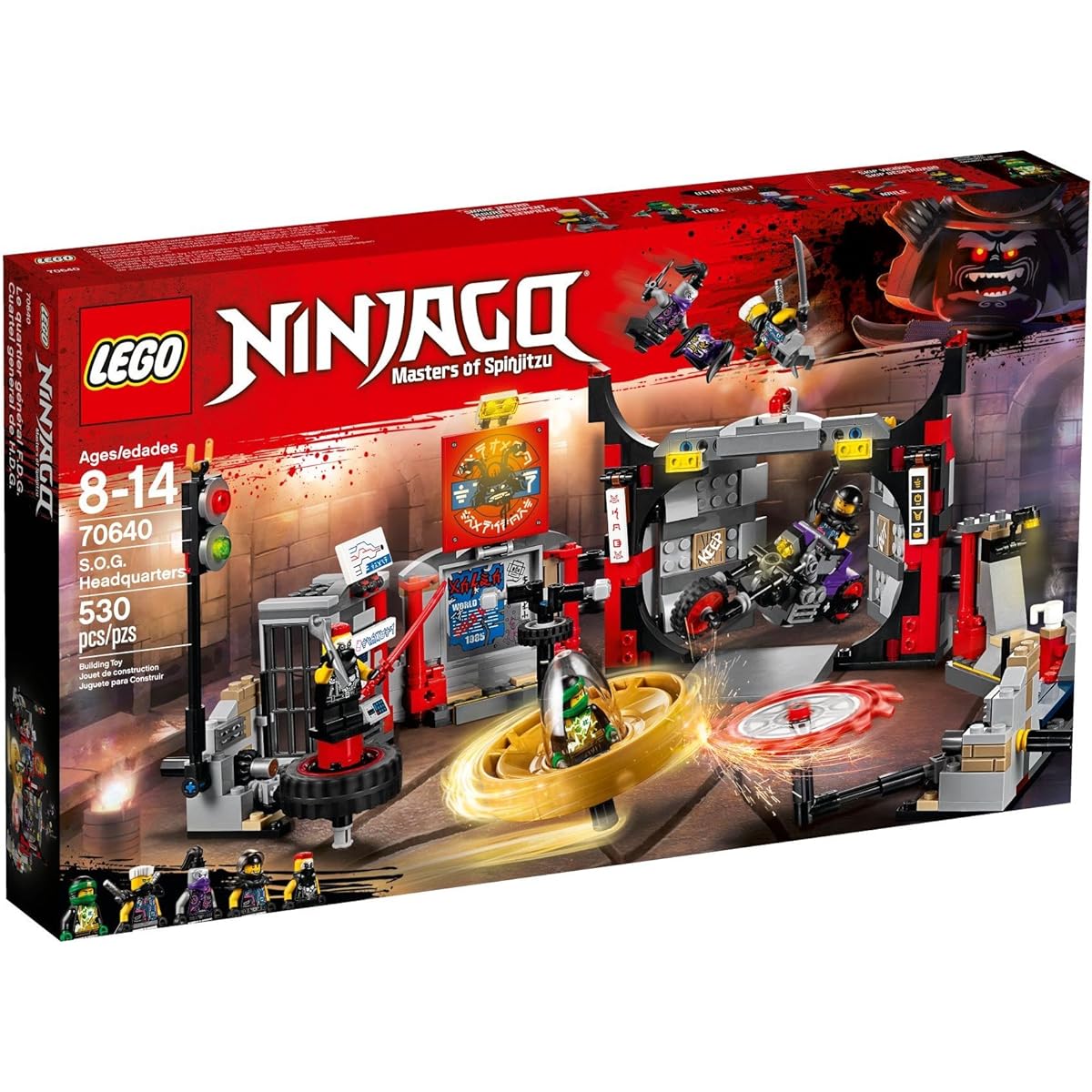 LEGO Ninjago Team Black Garmadon's Underground Dojo 70640