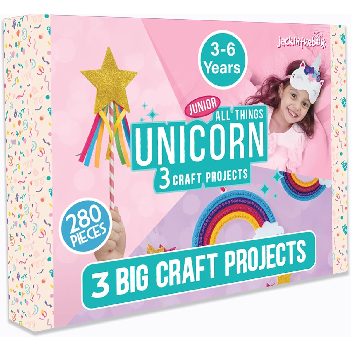 jackinthebox JITB Jr. Unicorn 3-in-1 Craft Kit