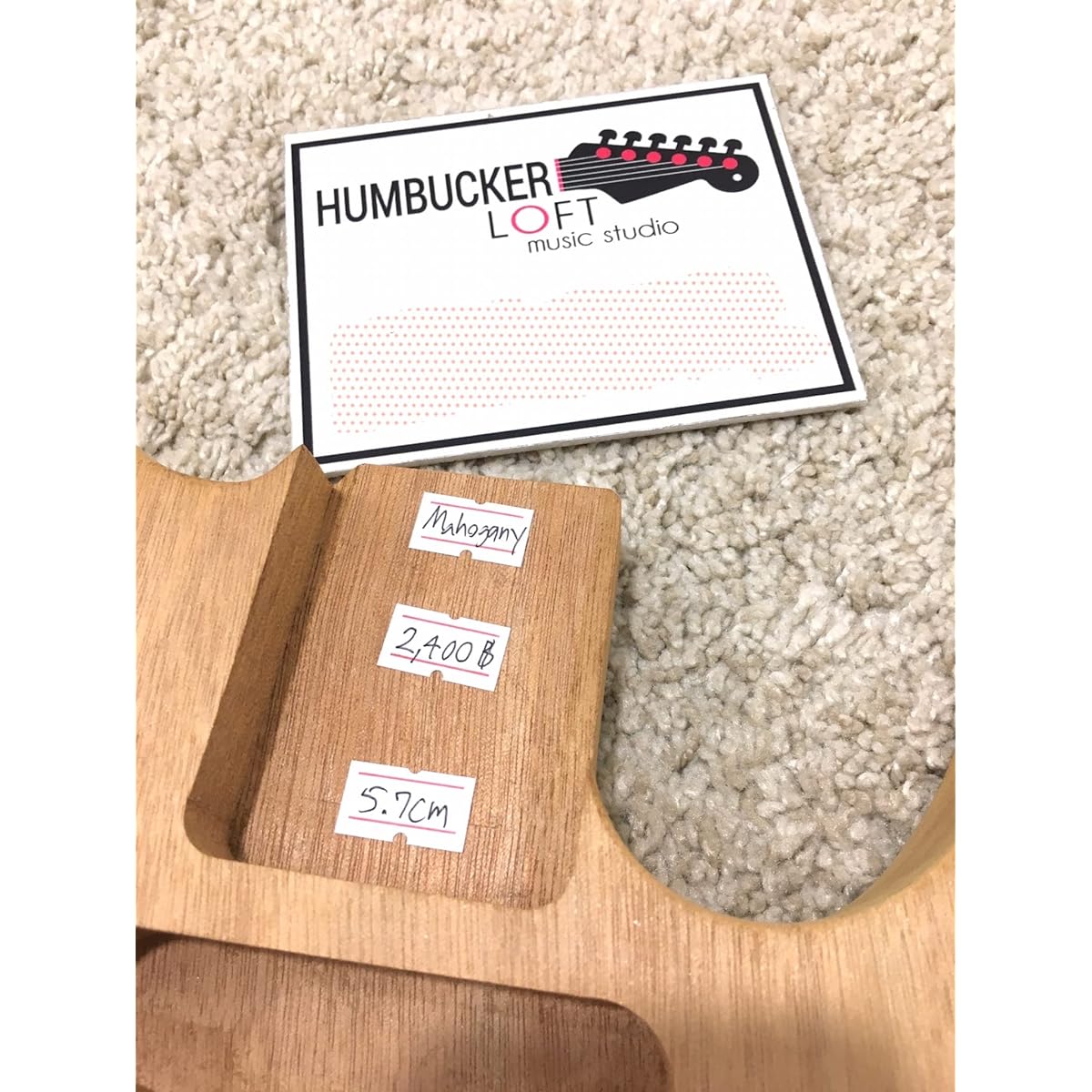 Tele Body Mahogany Unfinished